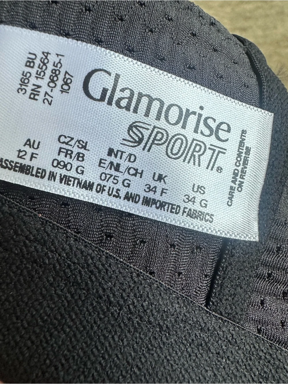 Glamorise Women's Sport High Impact Wonderwire Bra 34G